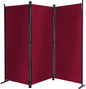 67" W x 65" H Room Divider, 3-Panel Folding Privacy Screen
