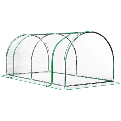 7' X 3' X 2.5' Mini Greenhouse with Roll-Up Zippered Door, UV Waterproof Cover