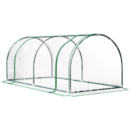 7' X 3' X 2.5' Mini Greenhouse with Roll-Up Zippered Door, UV Waterproof Cover
