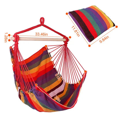265 Lbs Portable Canvas  Seat Hammock Chair