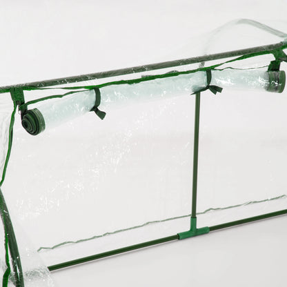 7' X 3' X 2.5' Mini Greenhouse with Roll-Up Zippered Door, UV Waterproof Cover