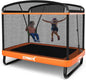 6 Ft Enclosed Trampoline for Kids & Toddlers with Swing