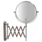 8 Inch Wall Mount Extendable Mirror, Double Sided with 7X Magnification